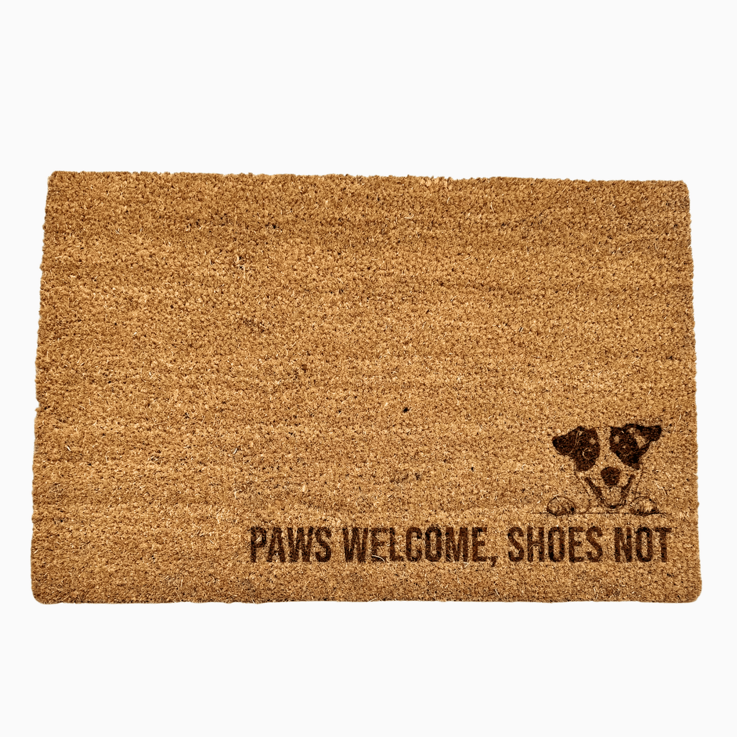 Paws Welcome, Shoes Not Doormat with breeds from Border Collie to American Buly, perfect for dog lovers