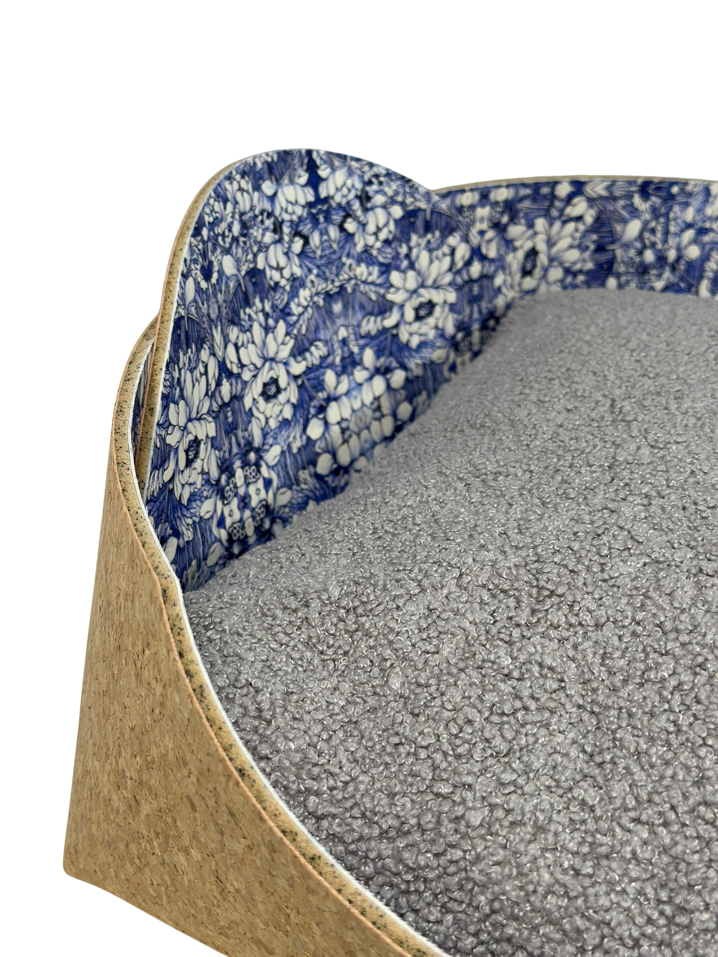 Pet Bed Flower Blue