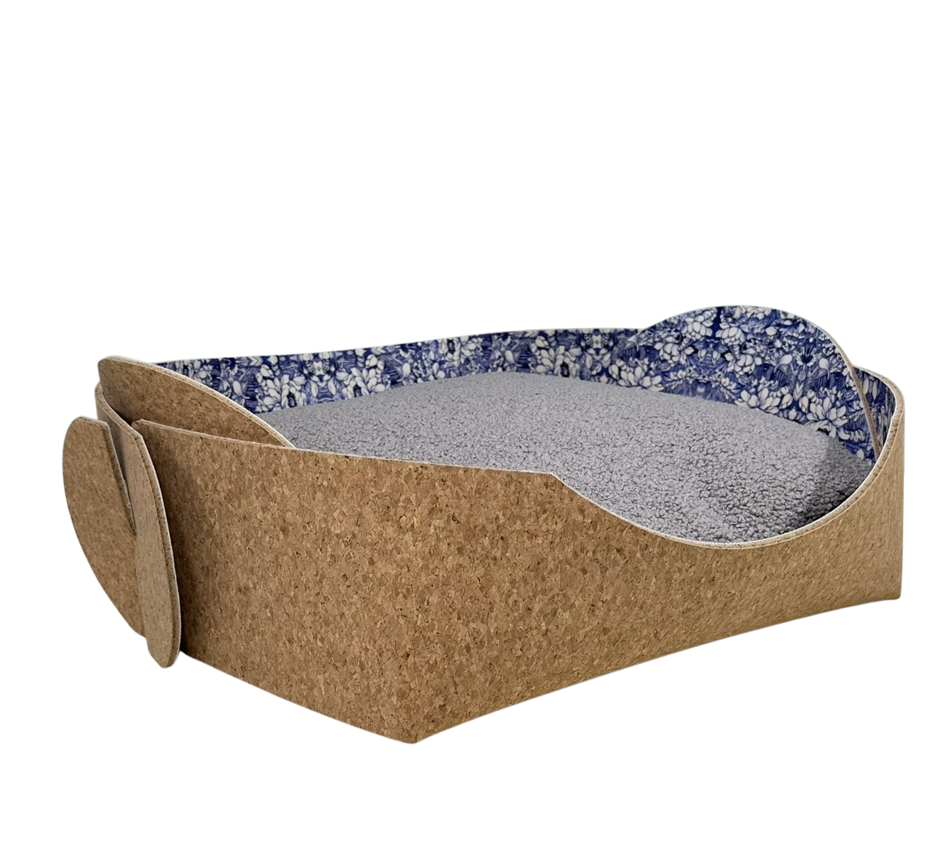 Pet Bed Flower Blue
