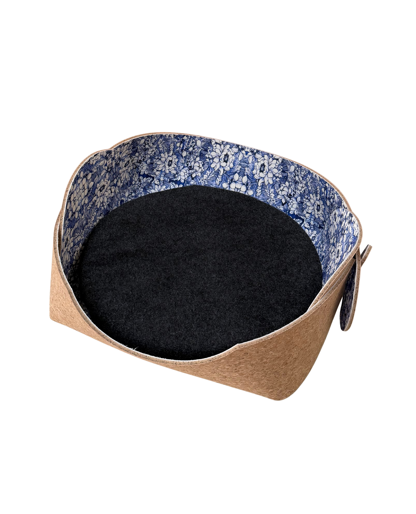 Pet Bed Flower Blue