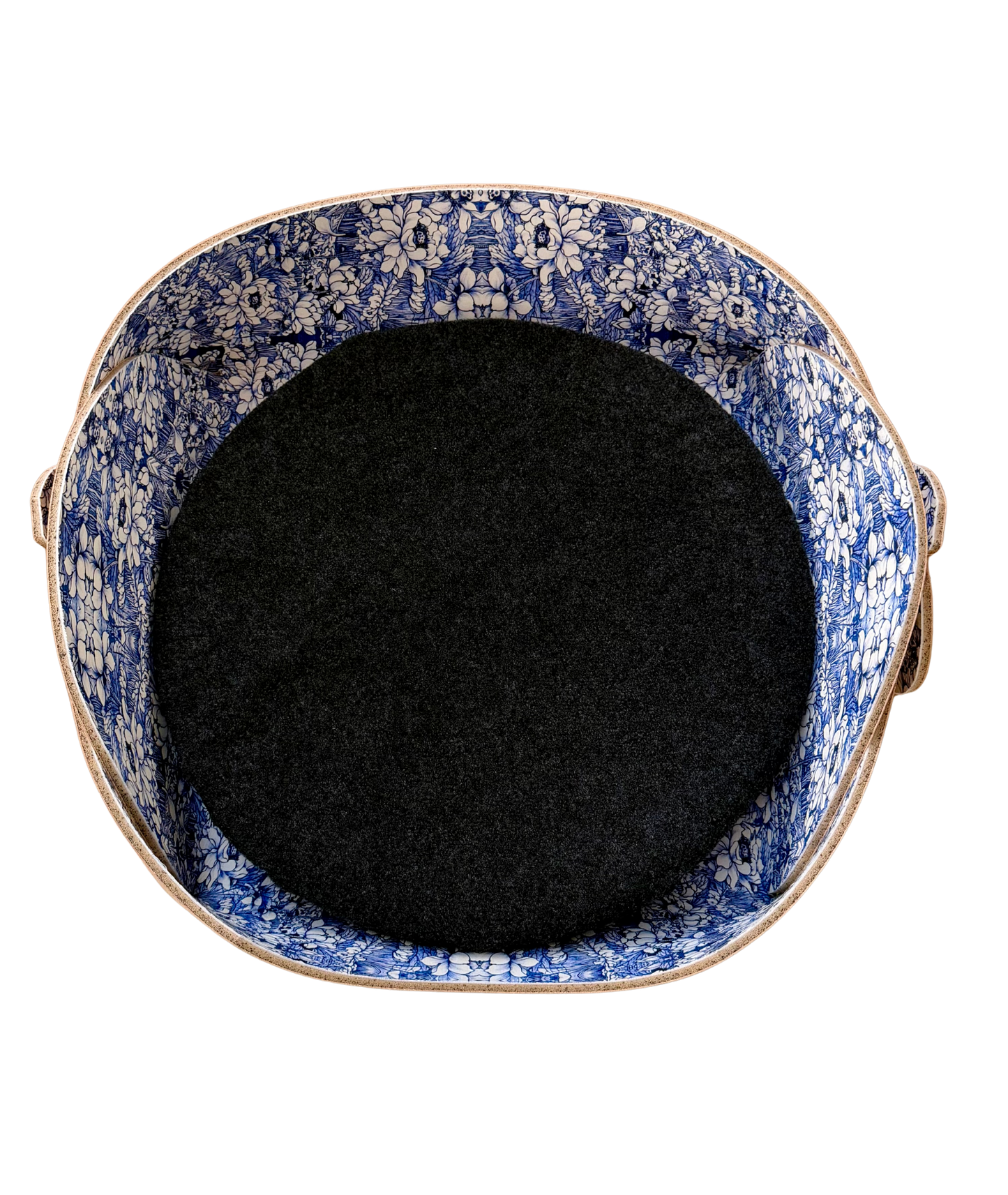 Pet Bed Flower Blue