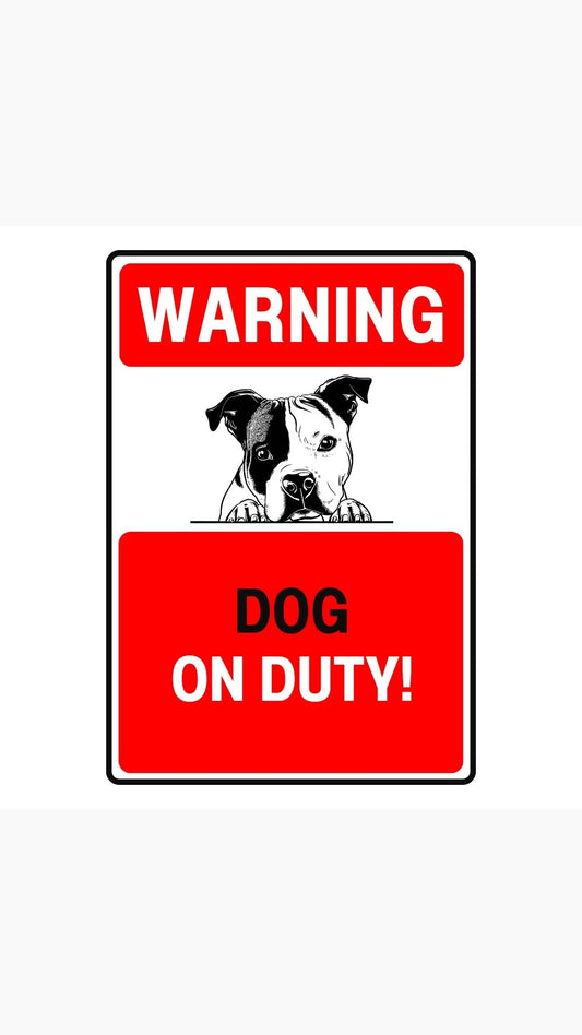 Dog On Duty!
