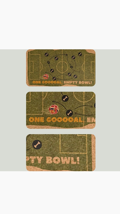 Football Fan Feeding Mat