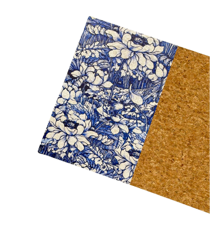 Pet Mat Flower Blue