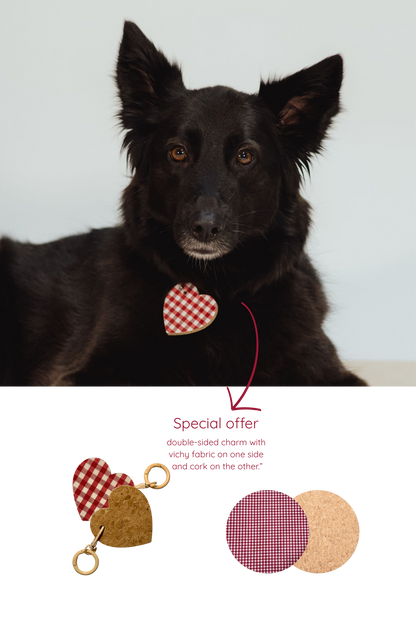 MON CHERRY PET BED & PET MAT VICHY