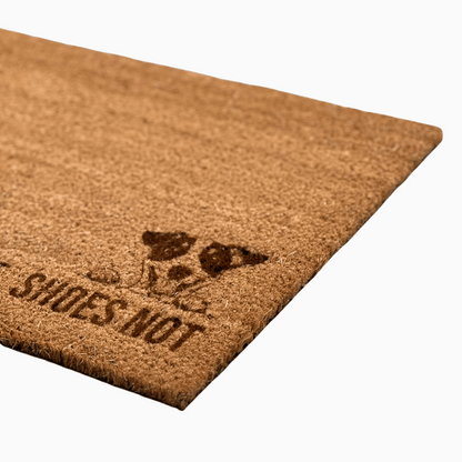 Paws Welcome, Shoes Not Doormat with breeds from Border Collie to American Buly, perfect for dog lovers 