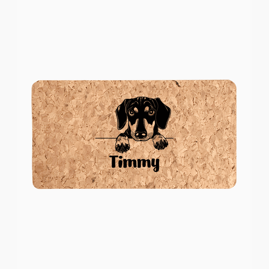Customizable Dog Mat for Border Collie and American Bully