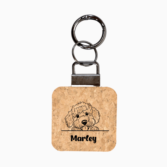 The Dog Keychain, perfect for Dog Lovers and breeds such as Border Collie or Golden Retriever