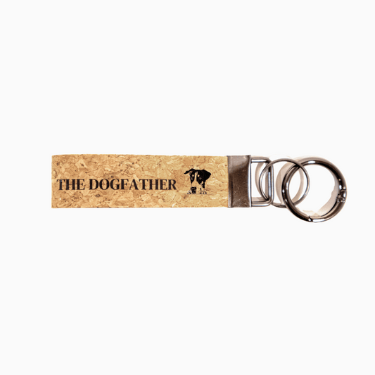 The DogFather Keychain, perfect for Dog Lovers and breeds such as Border Collie or Golden Retriever