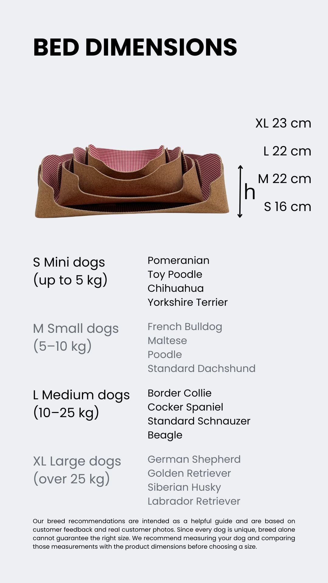 MON CHERRY PET BED