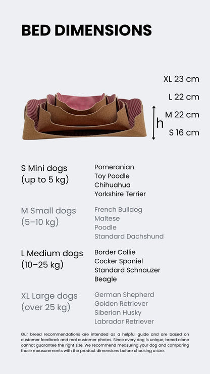 MON CHERRY PET BED