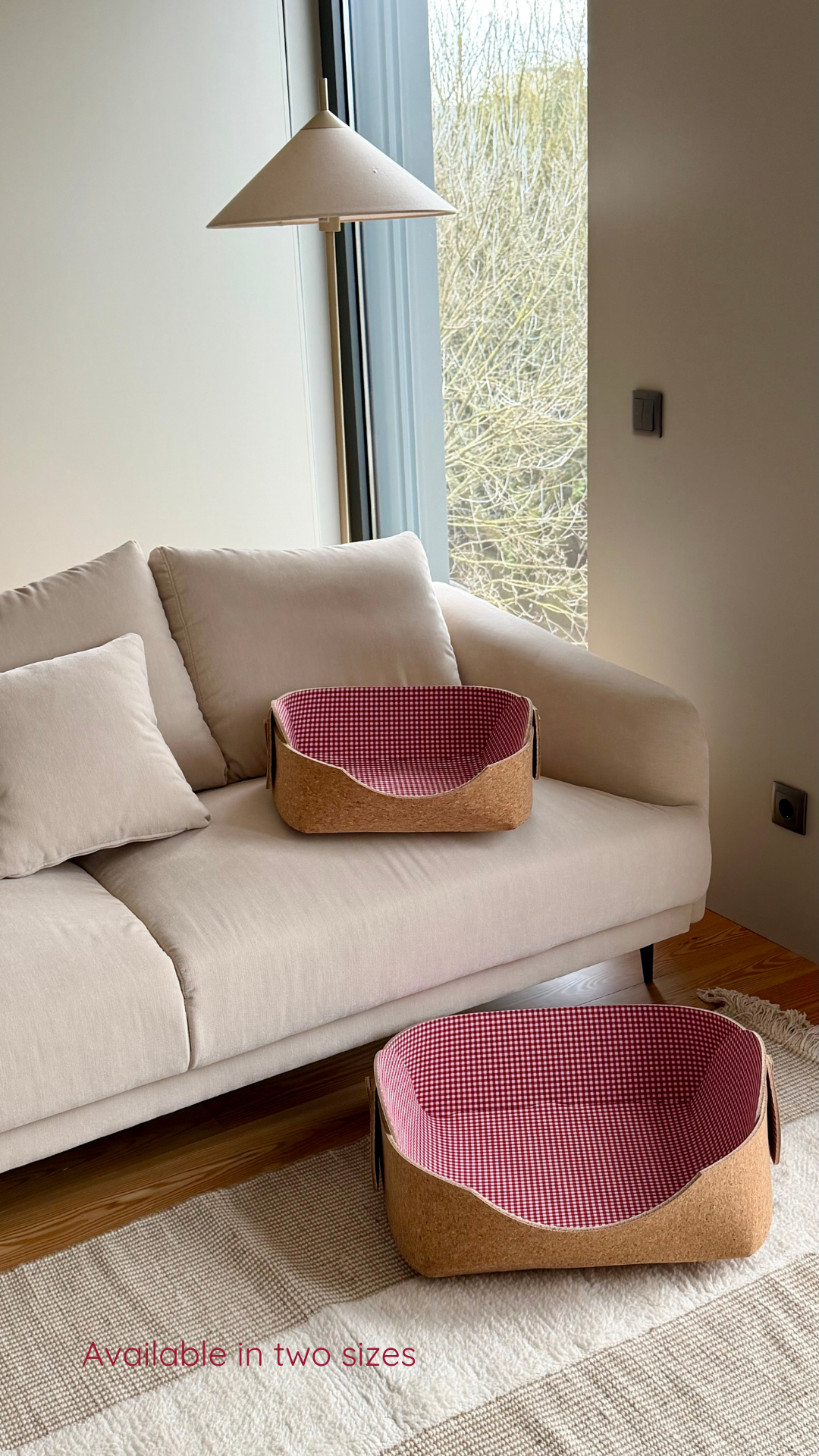 MON CHERRY PET BED & PET MAT CORK