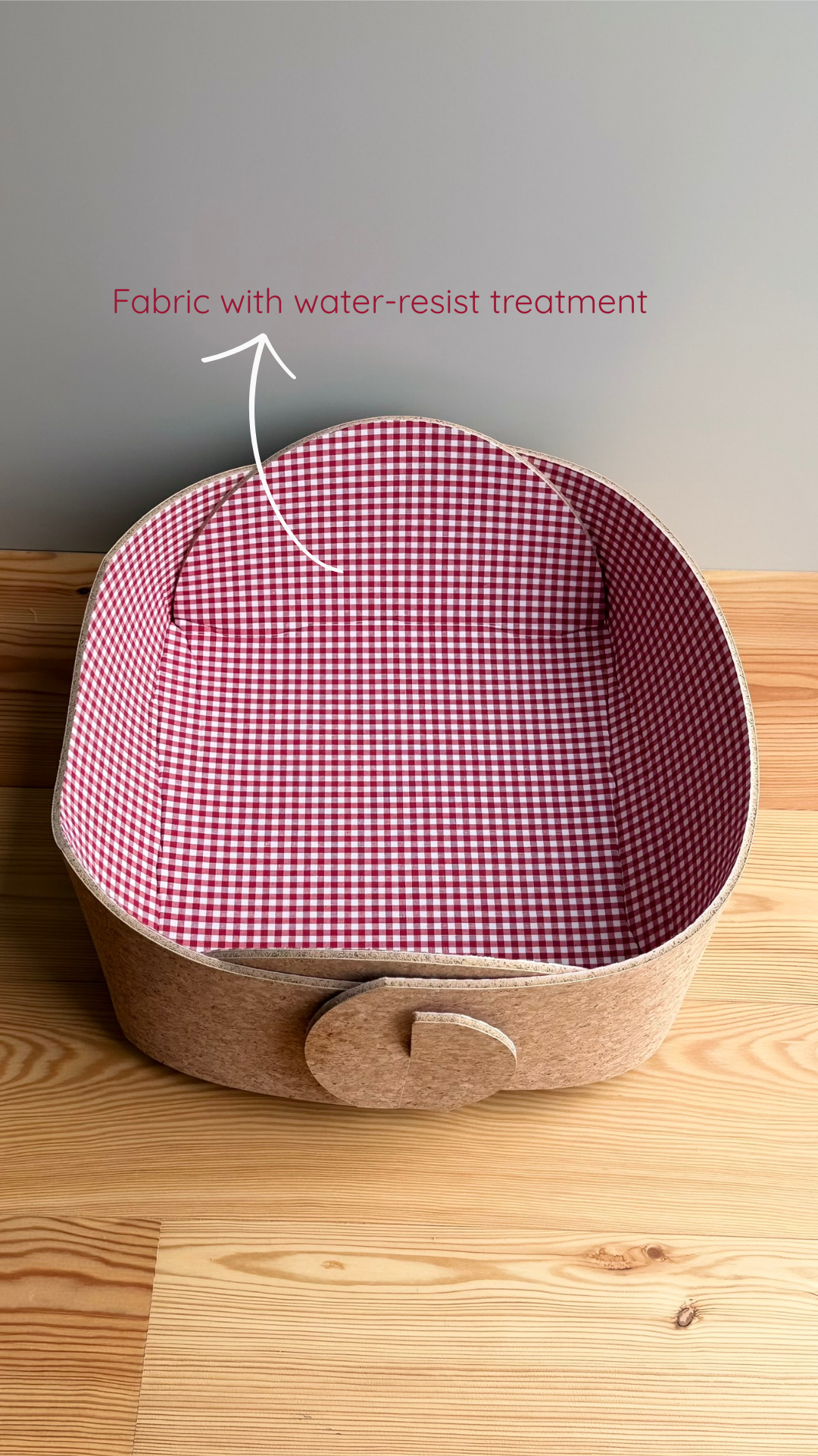 MON CHERRY PET BED & PET MAT VICHY