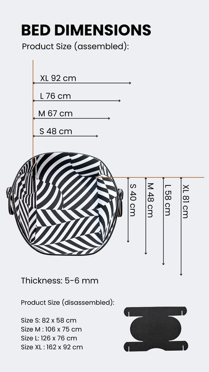 MONO Pet Bed Reversible