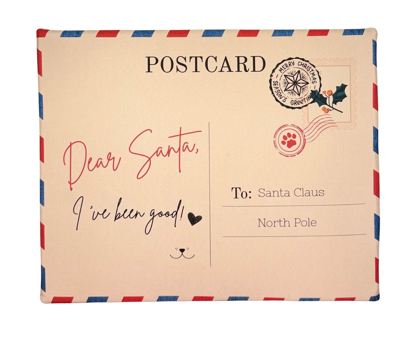 POSTCARD PUFF PET