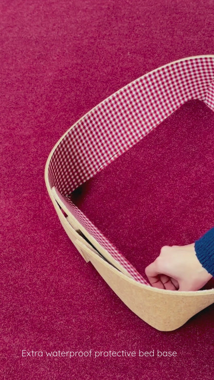 MON CHERRY PET BED & PET MAT VICHY